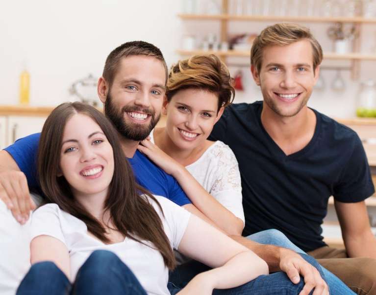 group of friends going to the dentist in knoxville